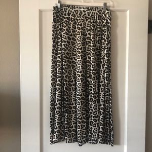 H & M Leopard Skirt